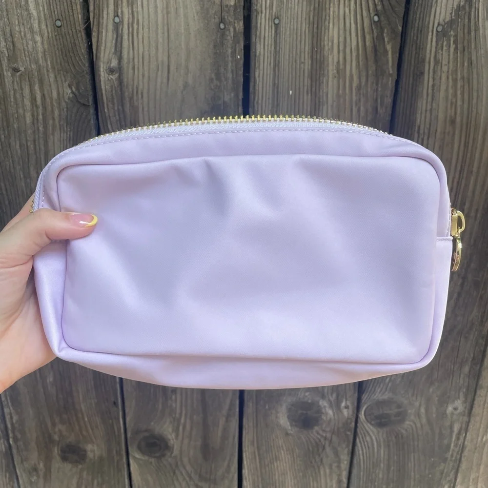 Stoney Clover Pouch in Grape With heart Pouch